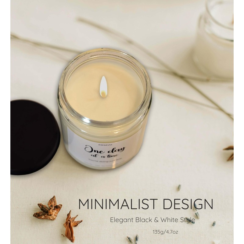 Aromatherapy Candle for Home Scented, Sage & Lavender Scented Soy