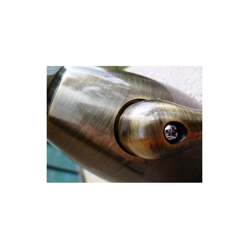 Giessdorf 6 Jet Shower Head - Antique Brass