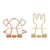 100pcs Binder Clips for Student Strong Clamping Force Metal Arrows