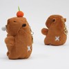 Clearstone Capybara Plush Keychain Chabimaru Nose Lantern with Music, 7.3
