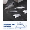 WORKPRO Folding Utility Knife Set Quick Change Blade, Back-lock Mechanism