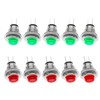 LT Easiyl 10pcs Push Button Switch 8mm DS-101 2Pin 125V