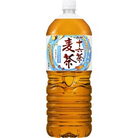 Asahi Jurokucha Mugicha Barley Tea 2L (Pack of 2), Unsweetened, Caffeine Free, 16-Ingredient Blended Barley Tea from Japan, MADE IN JAPAN, Limited Stock