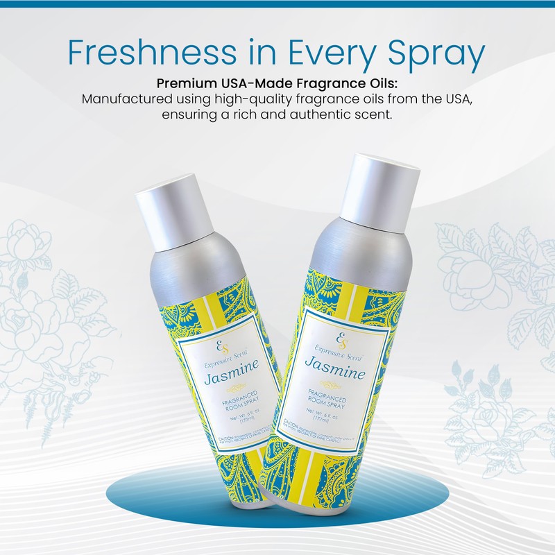 Expressive scent Room Spray Air Freshener - Long Lasting Jasmine