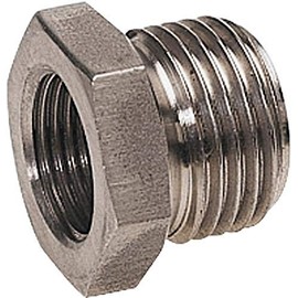 Reducing Nipple Nickel-Plated Brass with Cylindrical Male Thread G1/8 and Female Thread M5