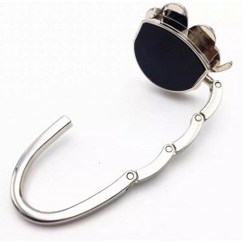 ROFLYER Clover Design Foldable Handbag Hanger Folding Purse Table Hook Holder