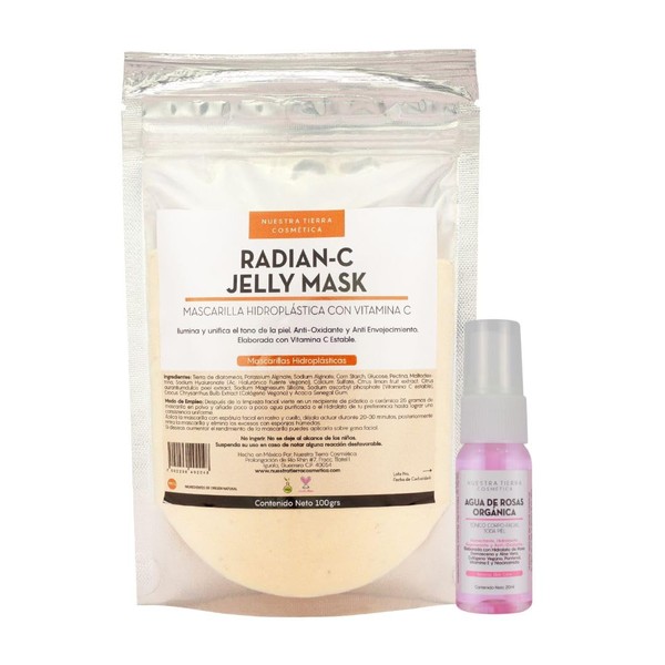 Radian-C Mascarilla Hidro-Plastica con Vitamina C estable Ilumina y unifica