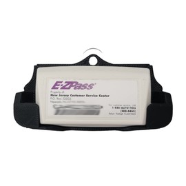 Free Thought Designs EZ-Pass | Fastrak | I-Pass Holder - Black - Extra Strong - Toll Road Transponder Holder (1 Pack)