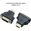 DTECH DVI Female to HDMI Male Adapter Bi-directional DVI-I 24+5