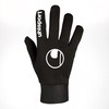 uhlsport Men's Field Player Gloves, Black, black, 35 EU