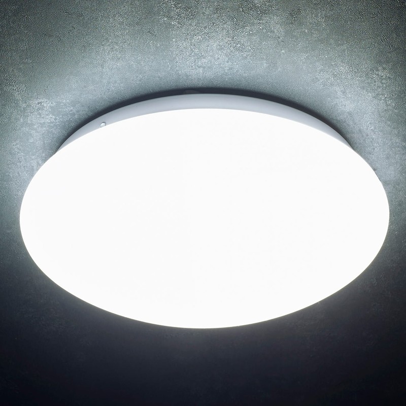 Luminea Ceiling Light with Sensor: High-Power LED Lamp with Radar