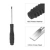 sourcing map Mini Slotted Screwdriver, 3.0mm Flat Head with Non-Slip