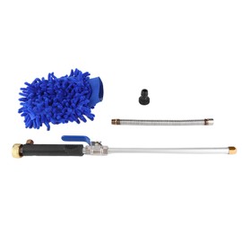 Water Jet High Pressure Washer Spray Nozzle Car Washing Tube Hose Garden Cleaning ToolBlack