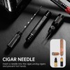 Cigar Punch 4-in-1 Cigar Punch, Draw Enhancer Tool for Dual-Size