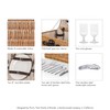 PICNIC TIME Classic Picnic Basket for 2, Romantic English-Style Wooden