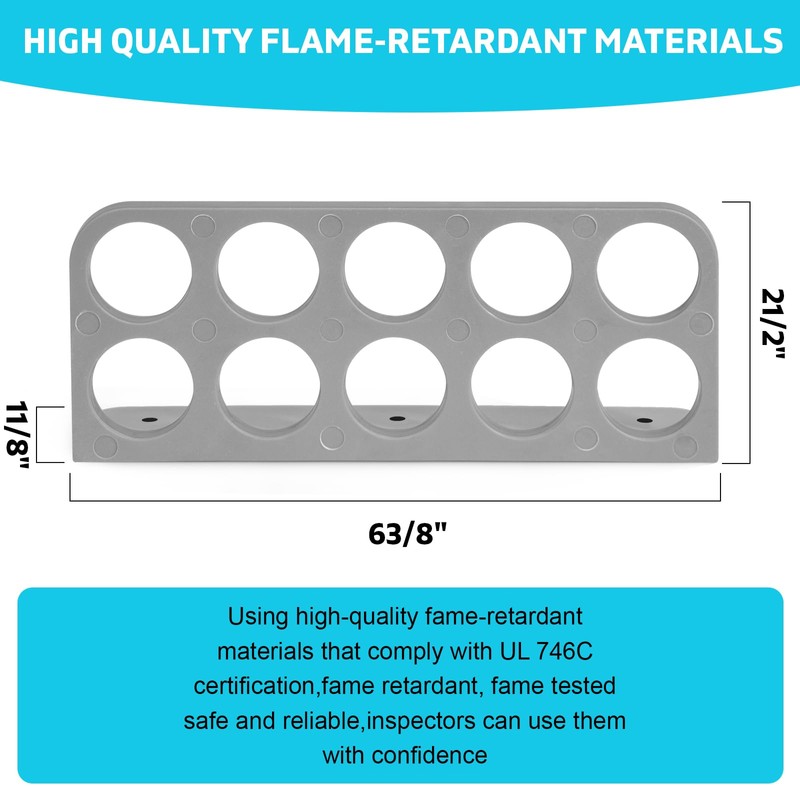 20Pack Cable Chase-Wire Bracket,Cable Support Wire Bracket Holder for NMB