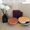 Dessert Shaped Mini Notebook Chocolate Chip Cookie Design Pocket Diary
