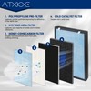 ATXKXE HSP002 Replacement Filter Compatible with Hathaspace Air Purifier Filter
