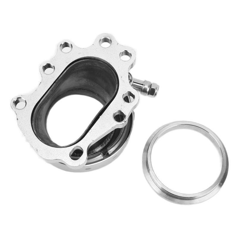 8 Bolt Turbo Downpipe Flange Stainless Steel 2.5in V Band