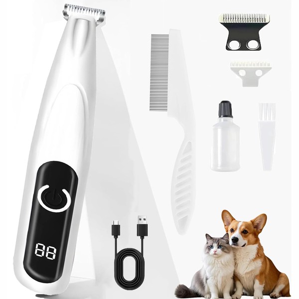 Paw Trim Pro with LED Display, Quiet PawTrim Pro Waterproof