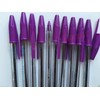 10 x Violet Ink, Ultra-glide Ballpoint Pens Medium Point -