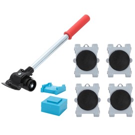 AoAkiSORA Rolling Carrier, Pry Base, Height Adjustable, 360° Rotator, Easy Moving, Moving, Work, No Power Required, Load Reduction, Convenient For Cleaning, Renewal, Heavy Items, Refrigerator, Drawer, Shelf, Load Capacity 660.1 lbs (300 kg) (Gray Dolley)