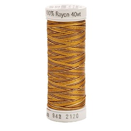 Sulky Rayon Thread for Sewing, 250-Yard, Vari Dark Brown