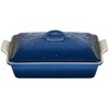 Le Creuset Olive Branch Collection Stoneware Heritage Covered Rectangular Casserole,