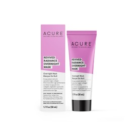 Acure Revived Radiance Overnight Mask, for Fine Lines, Wrinkles & to Restore Overall Radiance to Tired Lackluster Skin, 1.7 Fl Oz