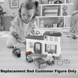 Replacement Part for Fisher-Price Little People We Deliver Pizza Place Playset - HBR79 ~ Replacement Dad Customer Figure