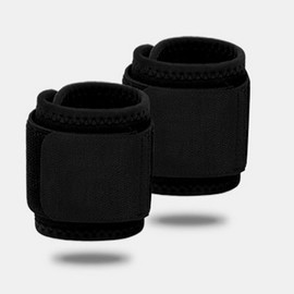 Good quality wrist support band fitness compression protector Wristband (black)