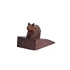 Door Stopper Wooden Handcarved Wedge Door Stop Decorative (Mouse Shape)