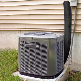 3 Layers HVAC Copper Pipe Insulation Cover Protective Sleeve Wrap, Copper Lines Insulation Sleeve for Outside Waterproof UV Resistant, Flexible Lines Cover for Central Air Conditioning Splits