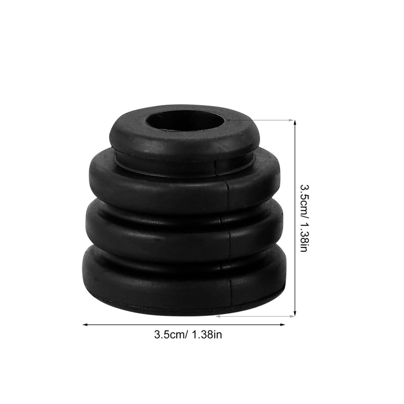 DECHOUS 3pcs Air Conditioner Rubber Anti-Vibration Rubber Pad Shock Absorber