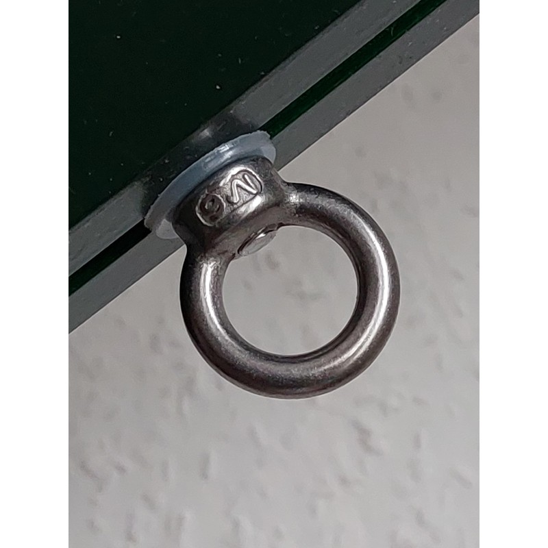 GAO Flora 8 Ring Nuts M6 Stainless Steel with Hammer