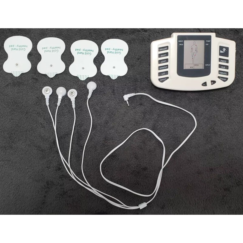 Figura Red Cable Electrodo Repuesto 1 A 4 Botones Tens/ems