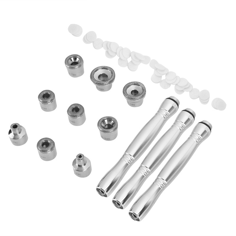 Stainless Steel Microdermabrasion Dermabrasion Tips Accessory Set for Acne Blackhead