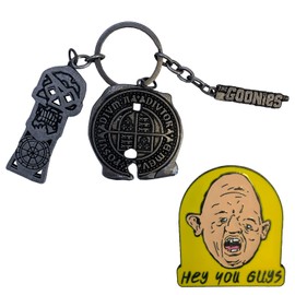 Factory Entertainment The Goonies Collector Home System Keychain and Pin Set