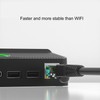 Docking Station Black 6 in 1 Charging Base RGB LED