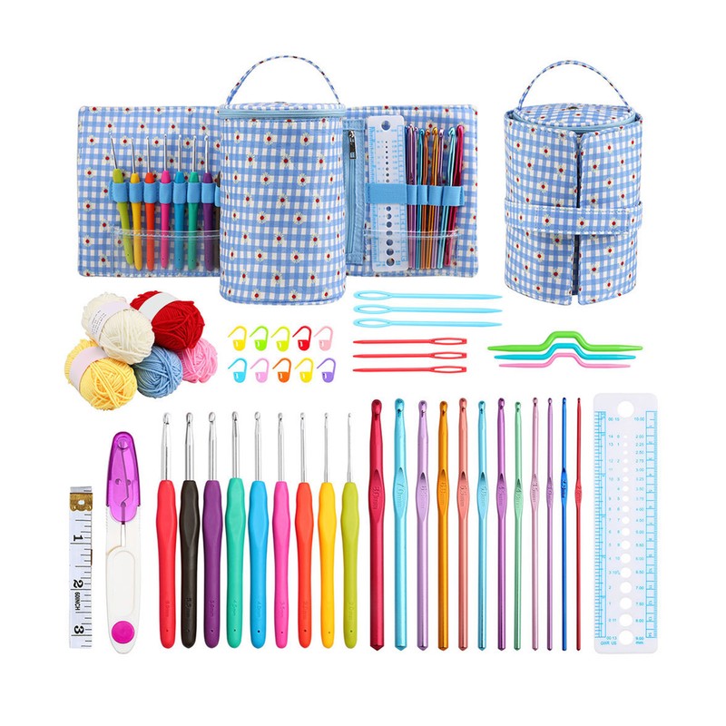 Crochet Hooks Set Ergonomic Crochet Hooks with Case for Arthritic