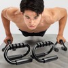 Push-up bar, push-up bar, home workout, push-up equipment, S-shaped core exercise, push-ups, push-up bar, S-shaped equipment, push-up bar, push-ups / 푸쉬업바 푸샵바 홈트 팔굽혀펴기 기구 S형 코어운동 푸시업 푸쉬업 바 S형 기구 푸샵파 팔굽혀펴기