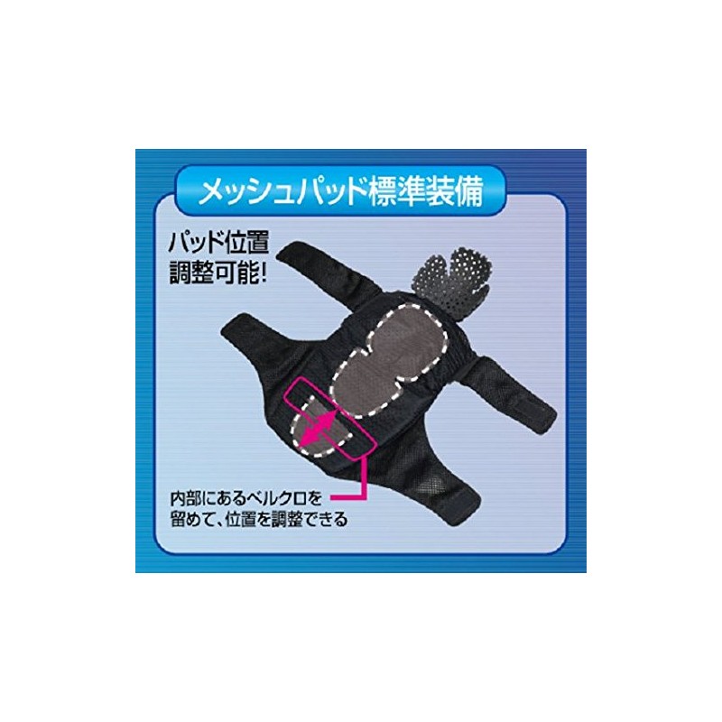 ROUGH & ROAD RR10079 Stealth Fit Mesh Knee Protector BK-Free