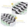 Healeved 5pairs Artificial Eyelashes Individual Lash Extensions Fake Lashes for