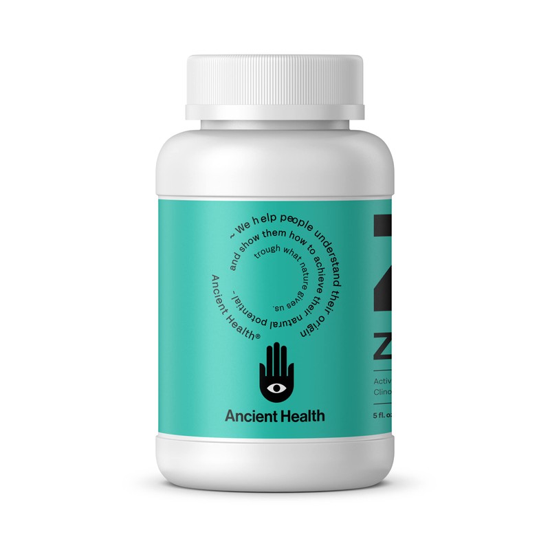 ANCIENT HEALTH Zeolite-Activated 1 Gram per Capsule Micronized Clinoptilolite 96%