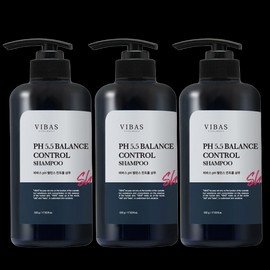 Vivas pH control mildly acidic shampoo 1+1+1_500g 3 items in total / ph컨트롤 약산성 샴푸 1+1+1_500g 총 3개