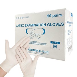 Seun sterilized latex gloves M 50 trillion medical gloves for wards / 세운 멸균 라텍스장갑 M 50조 병동용 진료용 글러브