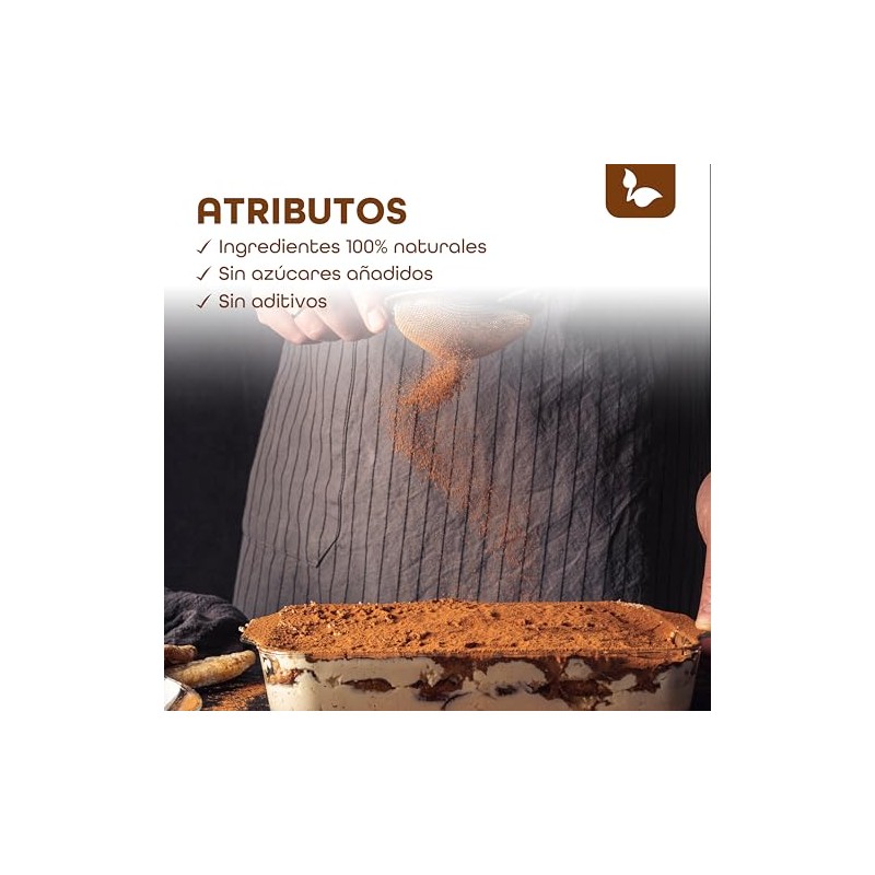 BULK SUPERFOODS Cacao en Polvo Sin Azúcar Origen 100% Natural