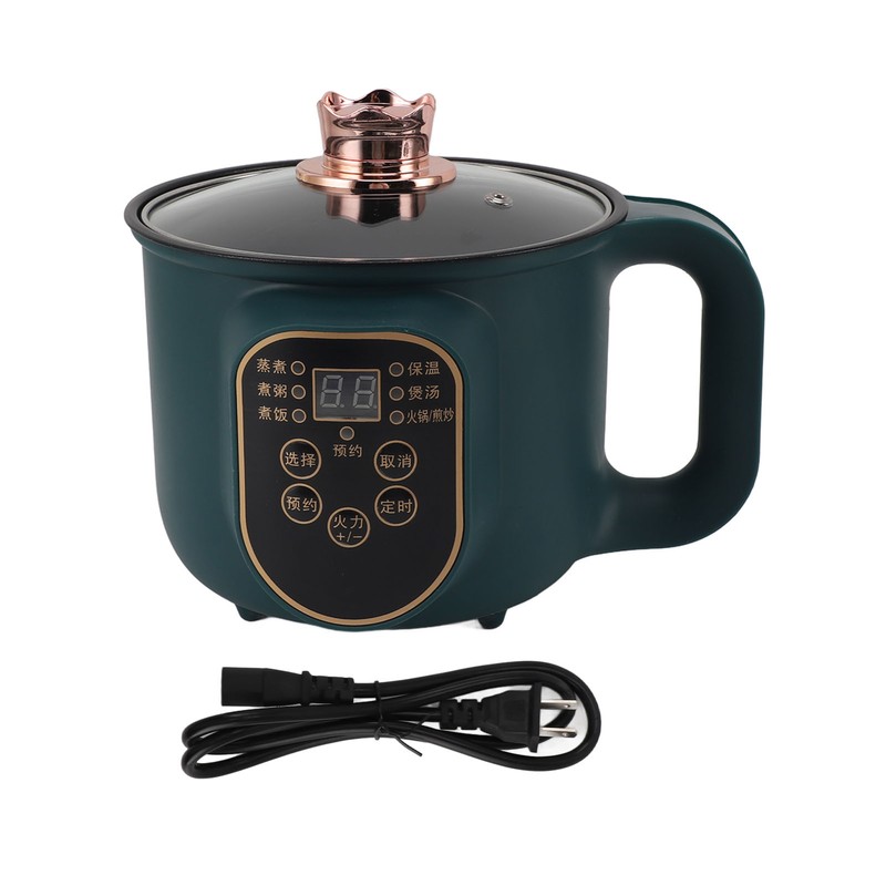 Electric Cooking Pot 1.8L 600W Portable Easy to Clean Noodle