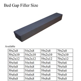 SAMTY Bed Gap Filler for headboard Space Gap Filler Bolster Pillow Stopper for Sofa Crack Filler Between Headboard and MattressExtender California King Size 71x8x6 Inch