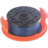 Spares2go 10m x 1.5mm Spool Line and Cover for Black